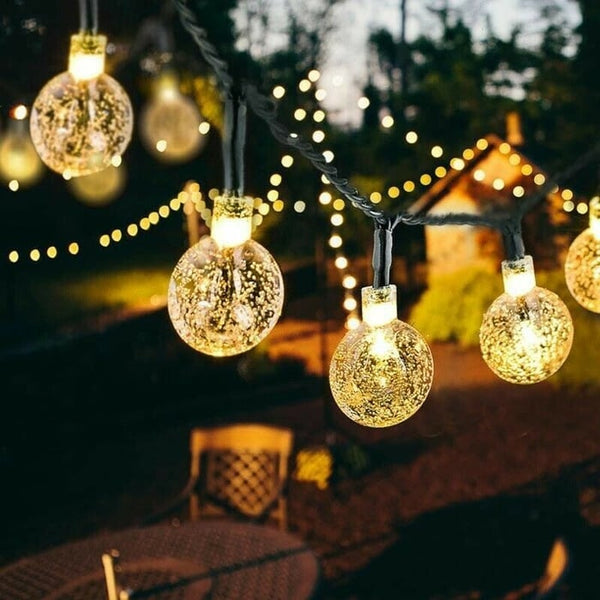 Solar Bulb Outdoor 49 Ft Shatterproof String Lights – Grizzly